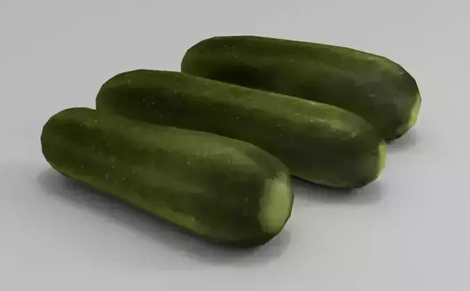 Cucumber - Game-Ready - VR AR Low-poly 3D model