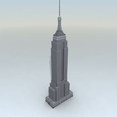Empire State NYC 3D model_8