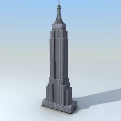 Empire State NYC 3D model_6