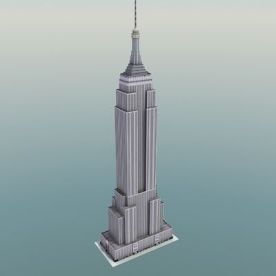 Empire State NYC 3D model_2