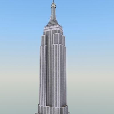 Empire State NYC 3D model_7