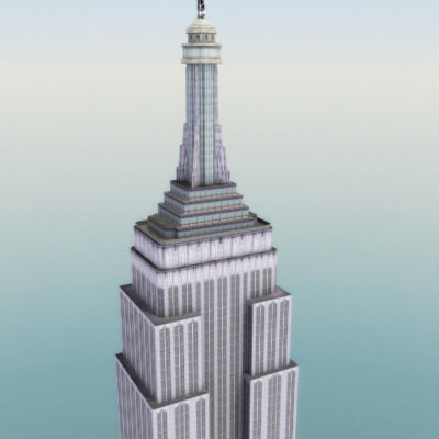 Empire State NYC 3D model_3