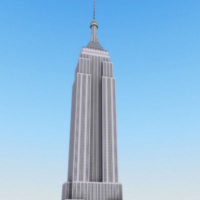 Empire State NYC 3D model_5