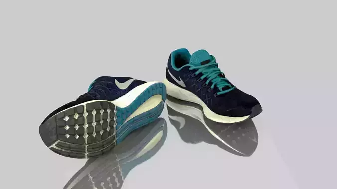 Sneakers pair of running shoes