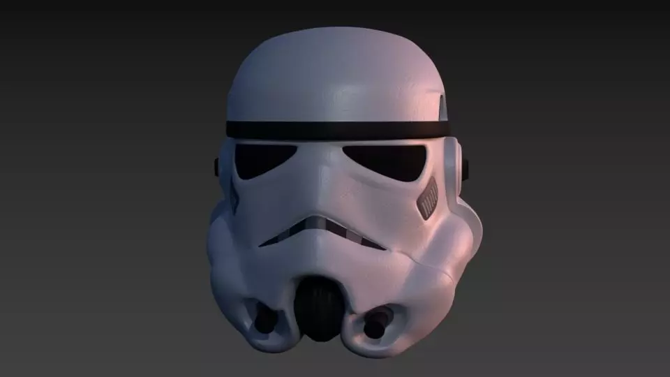 Stormtrooper Helmet 3D model_0