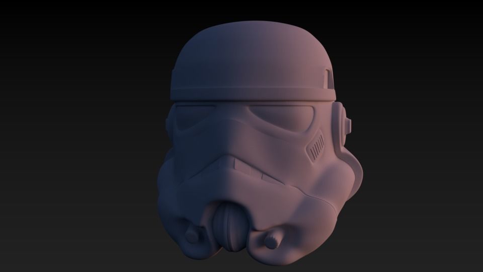 Stormtrooper Helmet 3D model_1