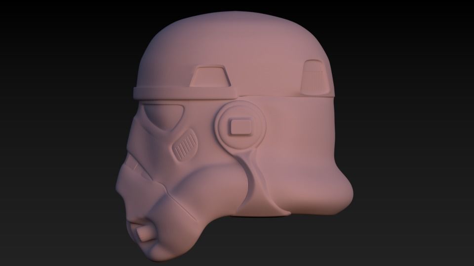 Stormtrooper Helmet 3D model_2