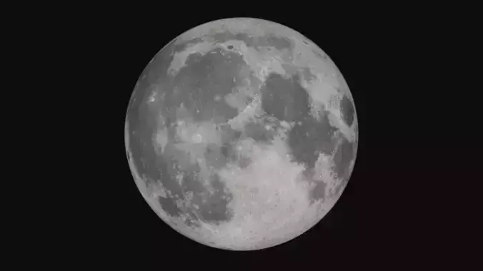 Realistic Moon Model full