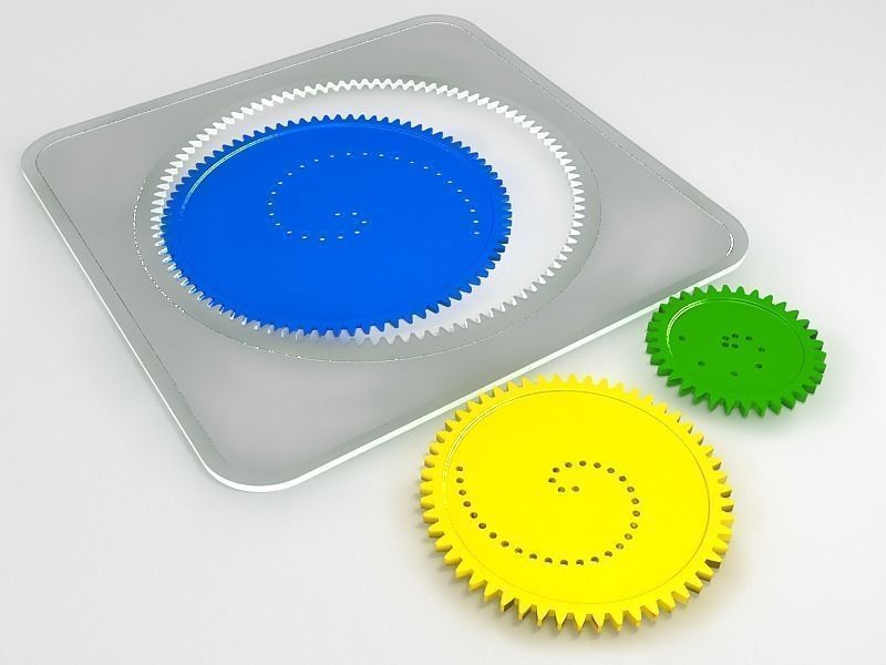 printable spirograph kit Free 3D print model_1