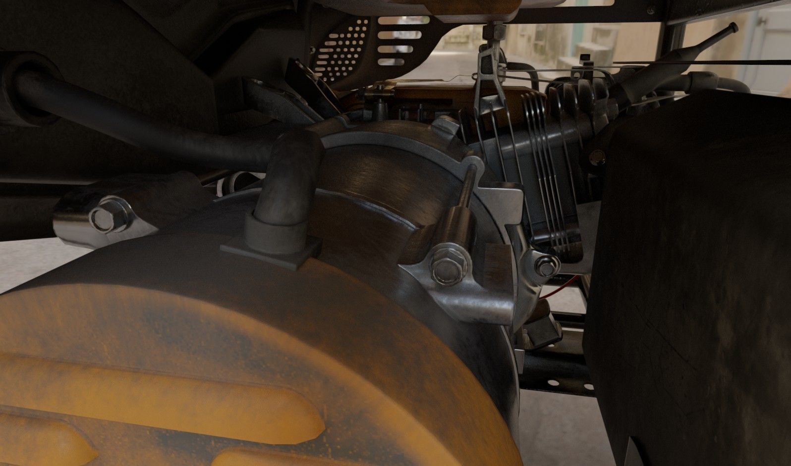 Power Generator PBR Low-poly 3D model_4