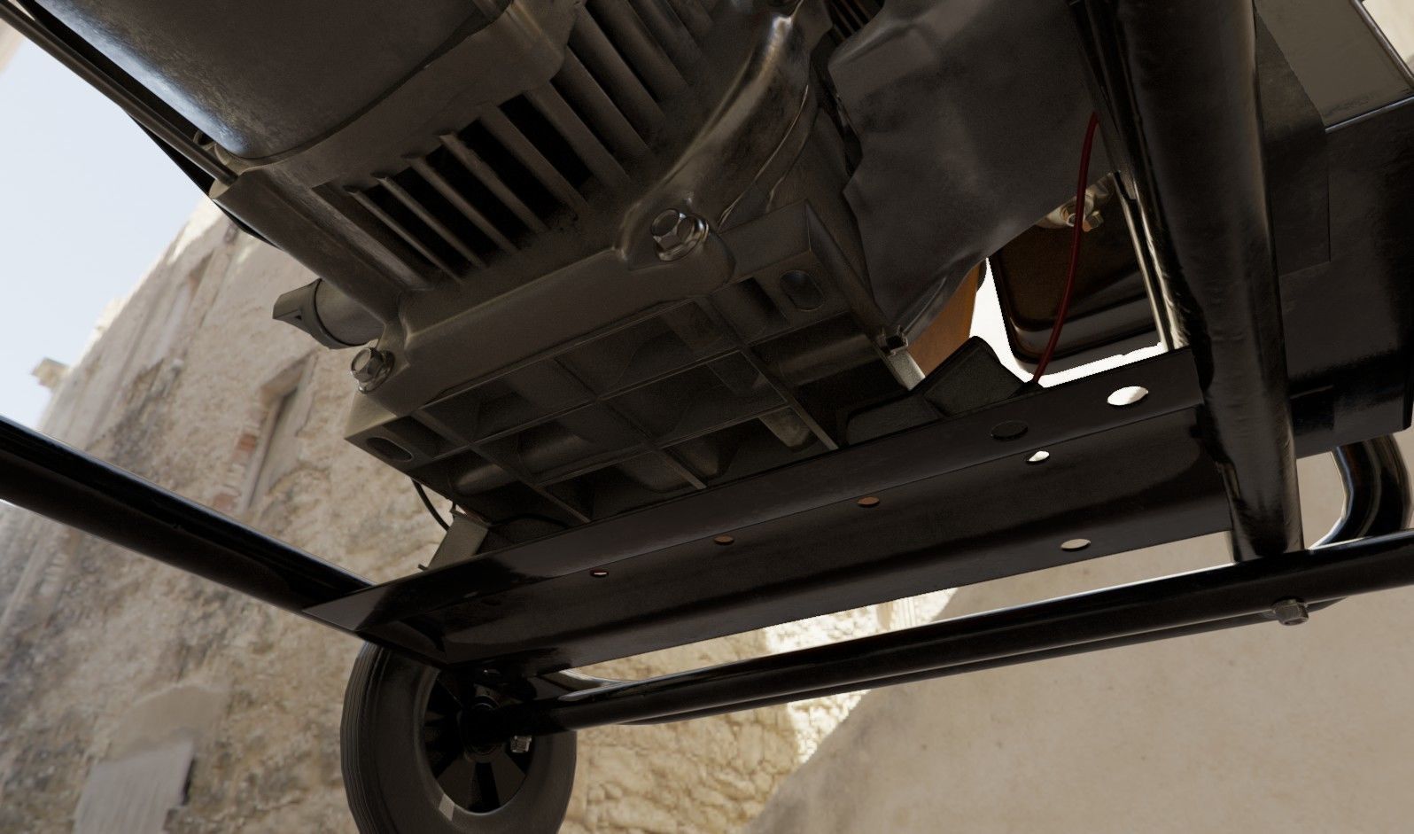 Power Generator PBR Low-poly 3D model_7