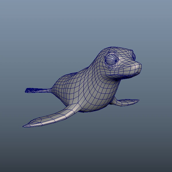 3D Cartoon Sea Creature Pack Low-poly 3D model_8