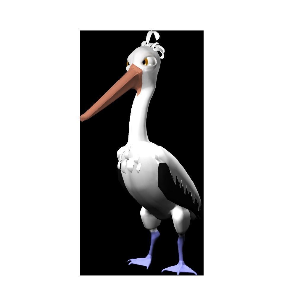 3D Cartoon Sea Creature Pack Low-poly 3D model_2