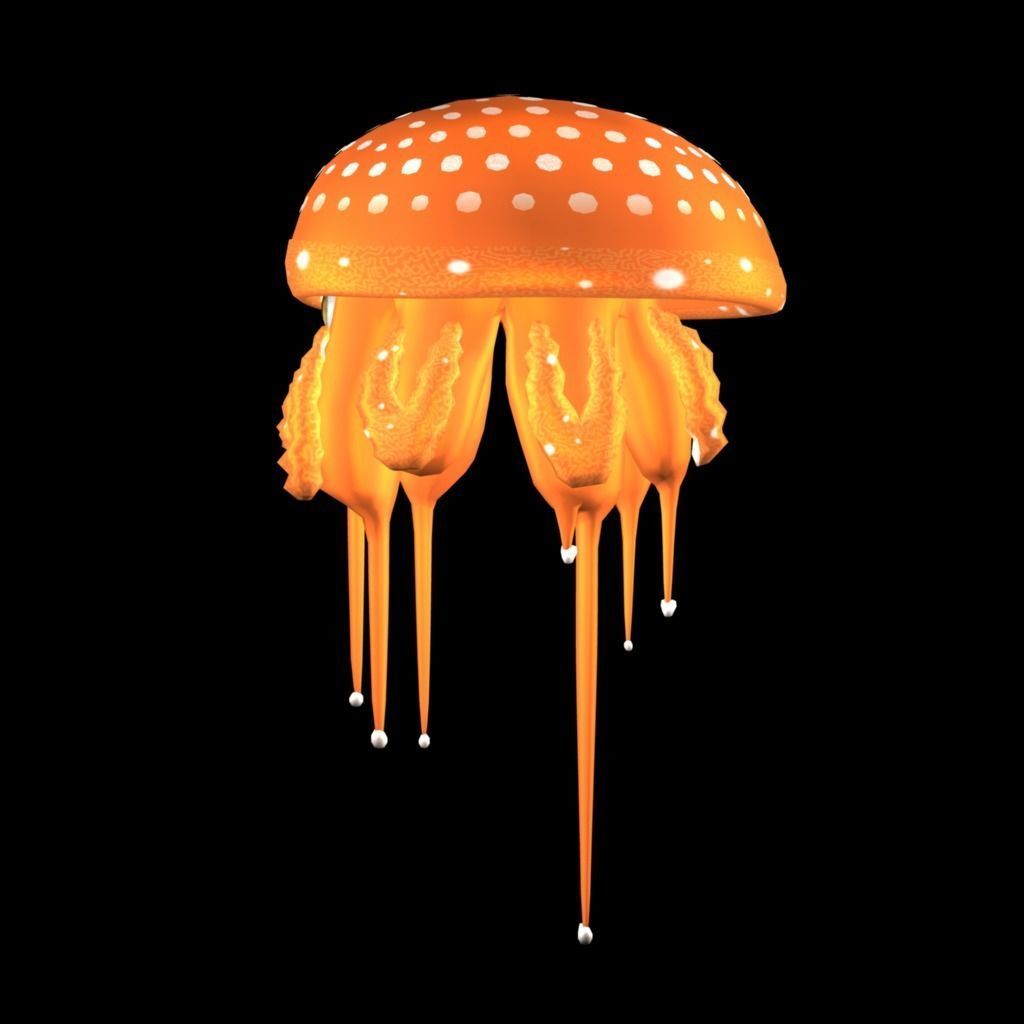 3D Cartoon Sea Creature Pack Low-poly 3D model_15