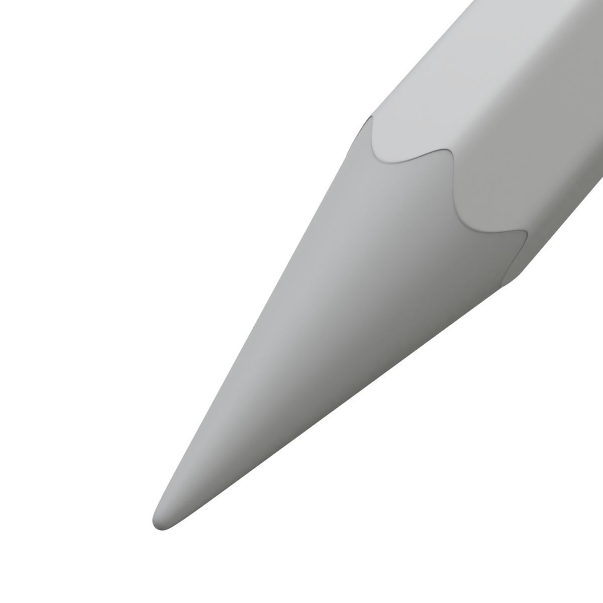 Wooden Pencil with Eraser 3D model_9