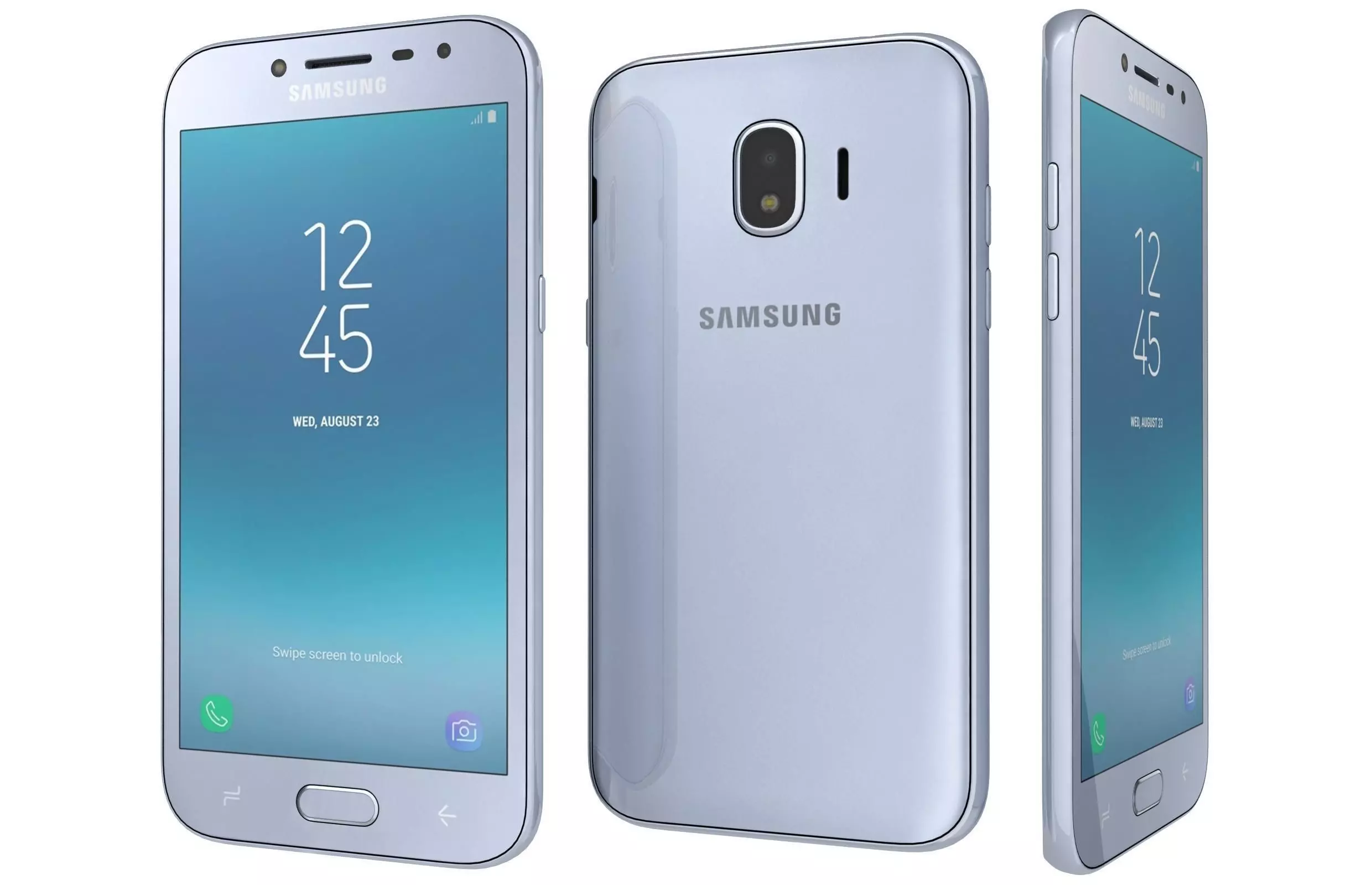 Samsung Galaxy J2 Pro 2018 Blue 3D model_0