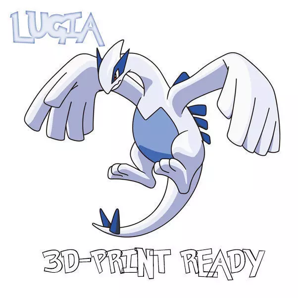 Lugia - 3d print model pokemon 3D print model