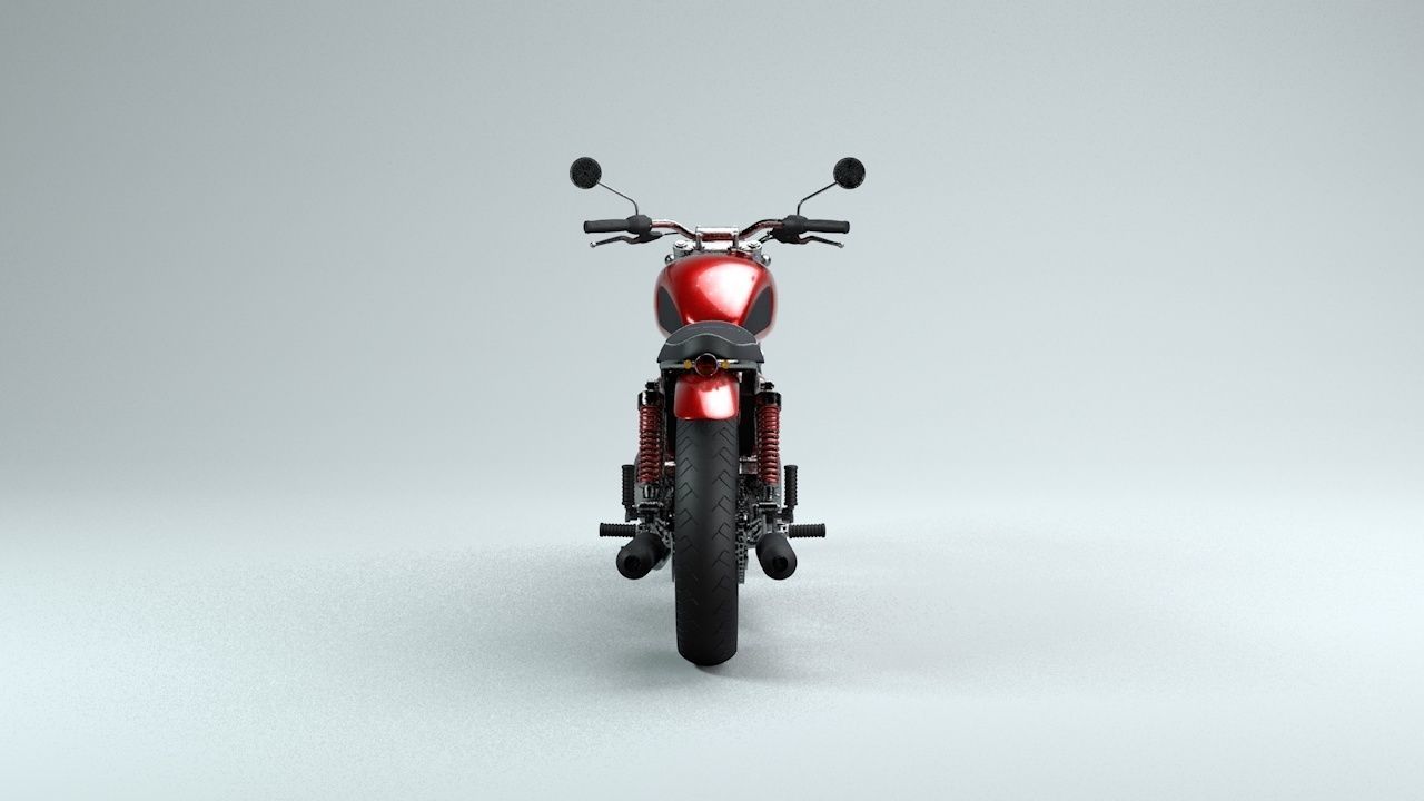 triumph t100 3D model_2