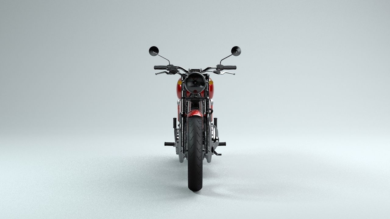triumph t100 3D model_3
