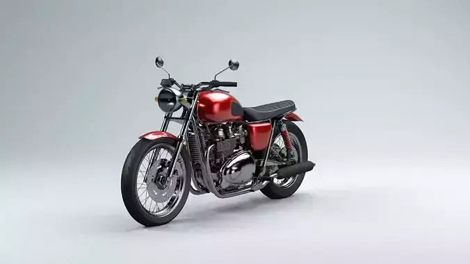 triumph t100 3D model