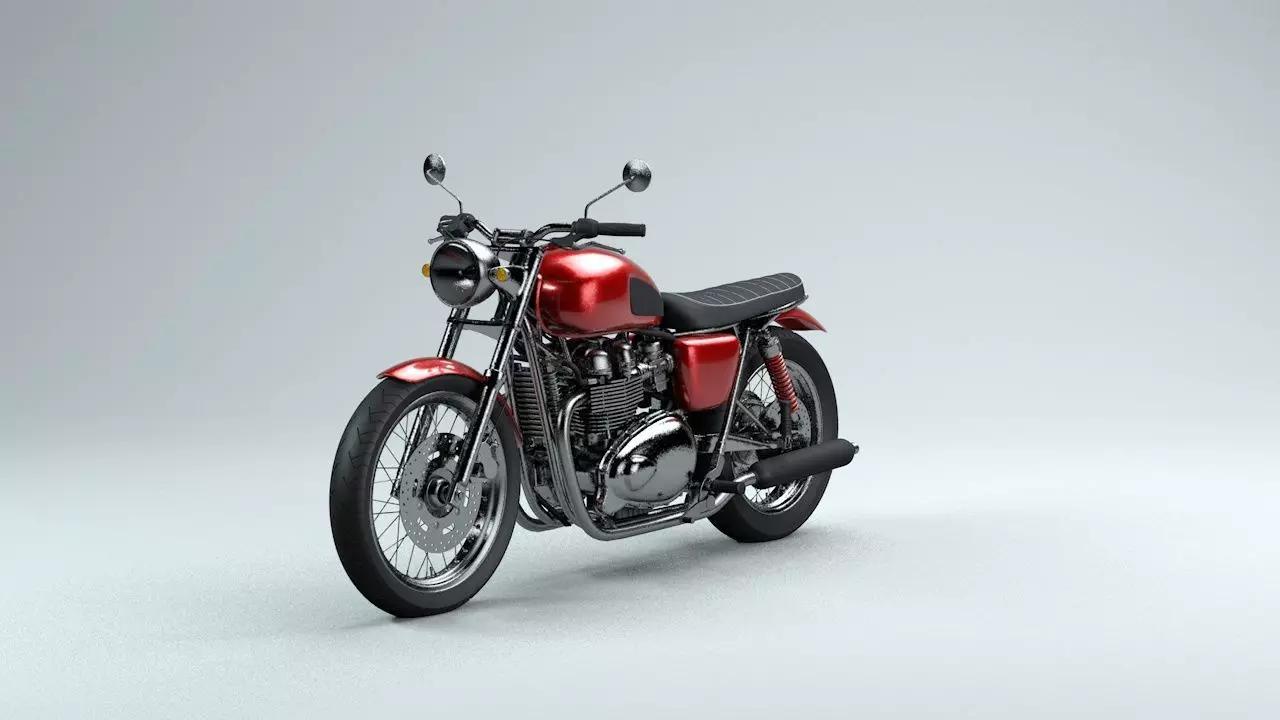 triumph t100 3D model_0