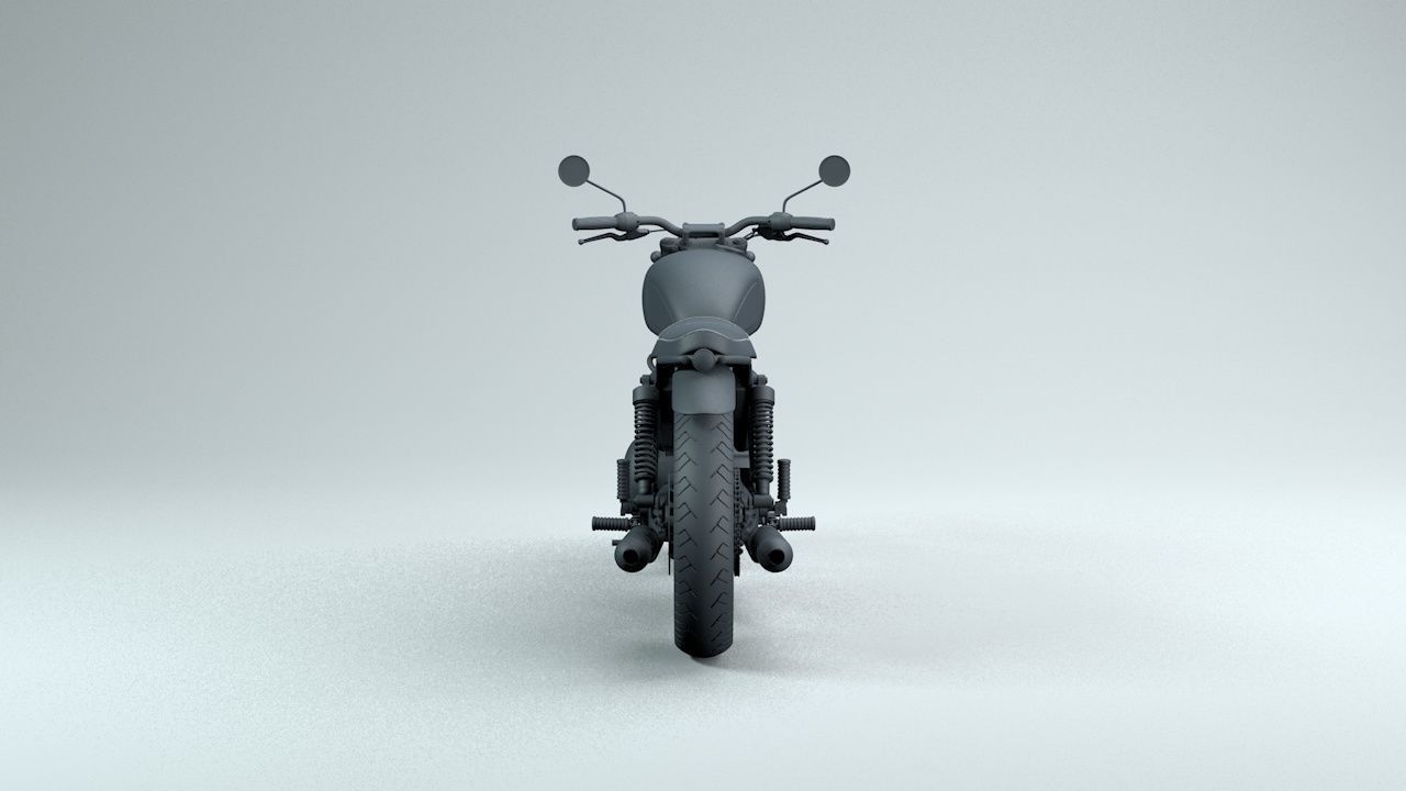 triumph t100 3D model_5