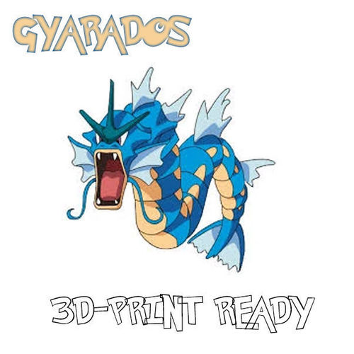 Gyarados - 3d print model dragon 3D print model