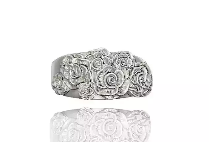  Rose ring 3D print model