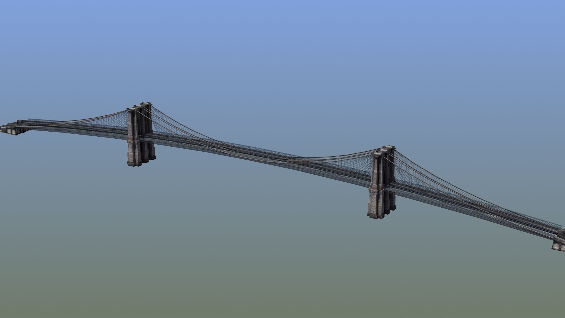 Brooklyn Bridge New York 3D model_19