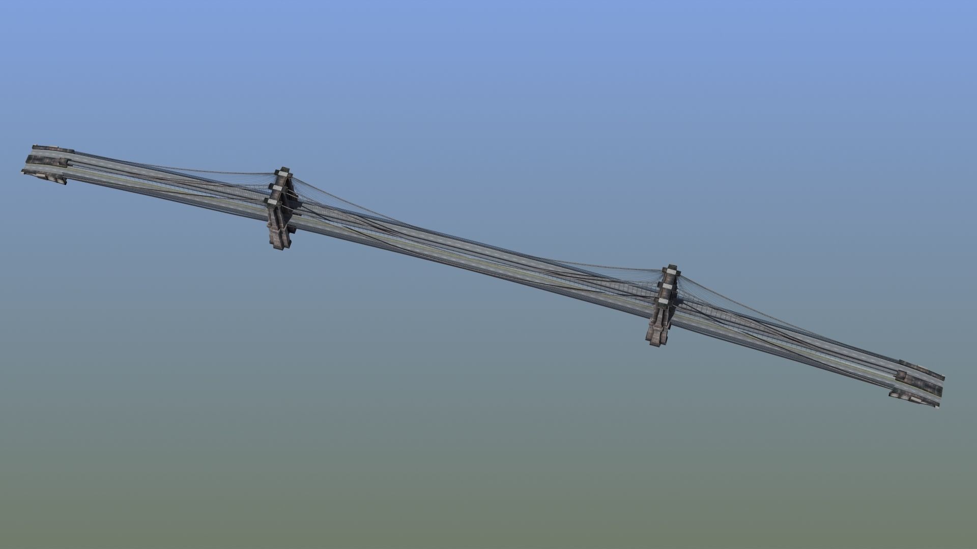 Brooklyn Bridge New York 3D model_12