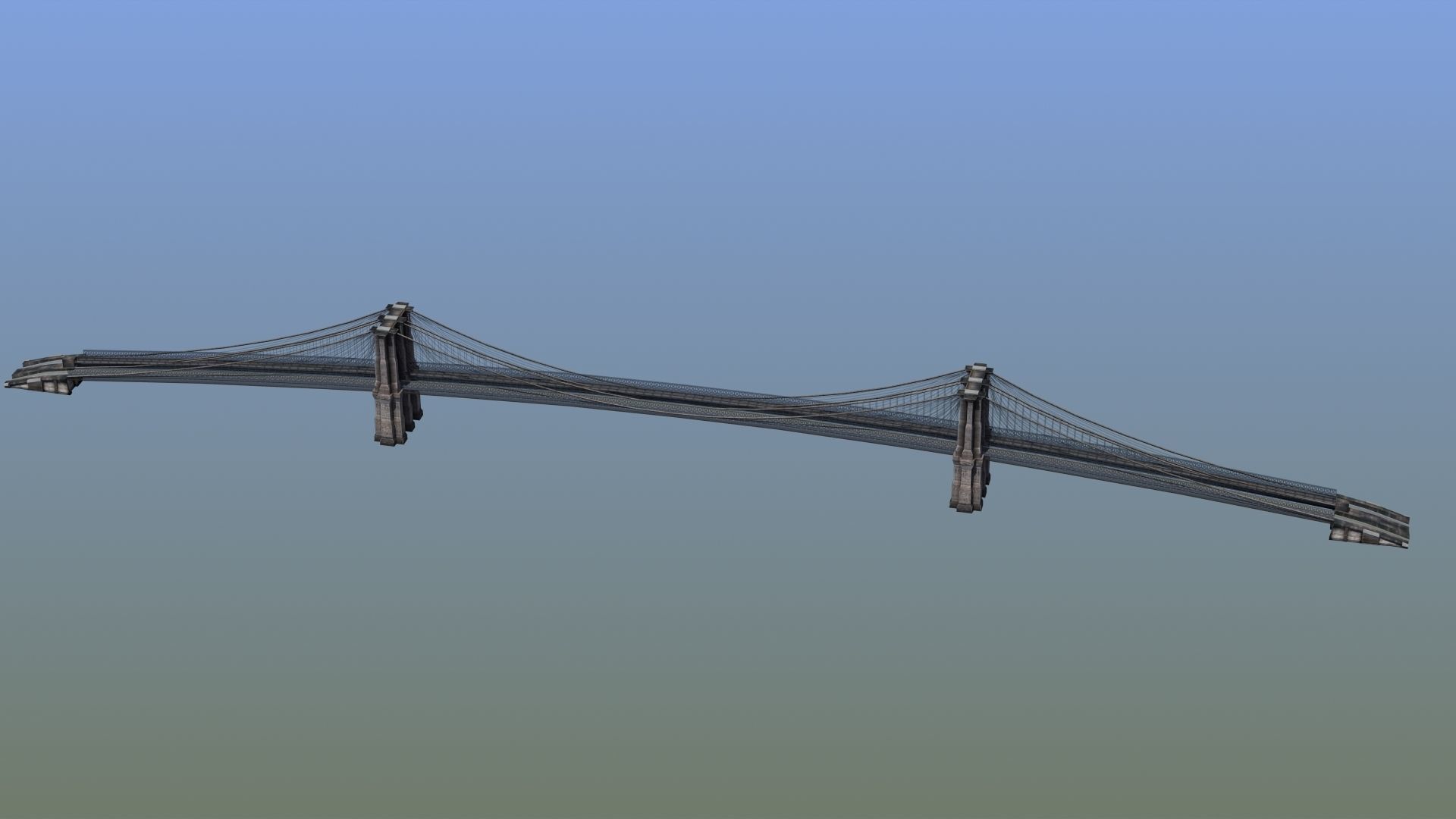 Brooklyn Bridge New York 3D model_18