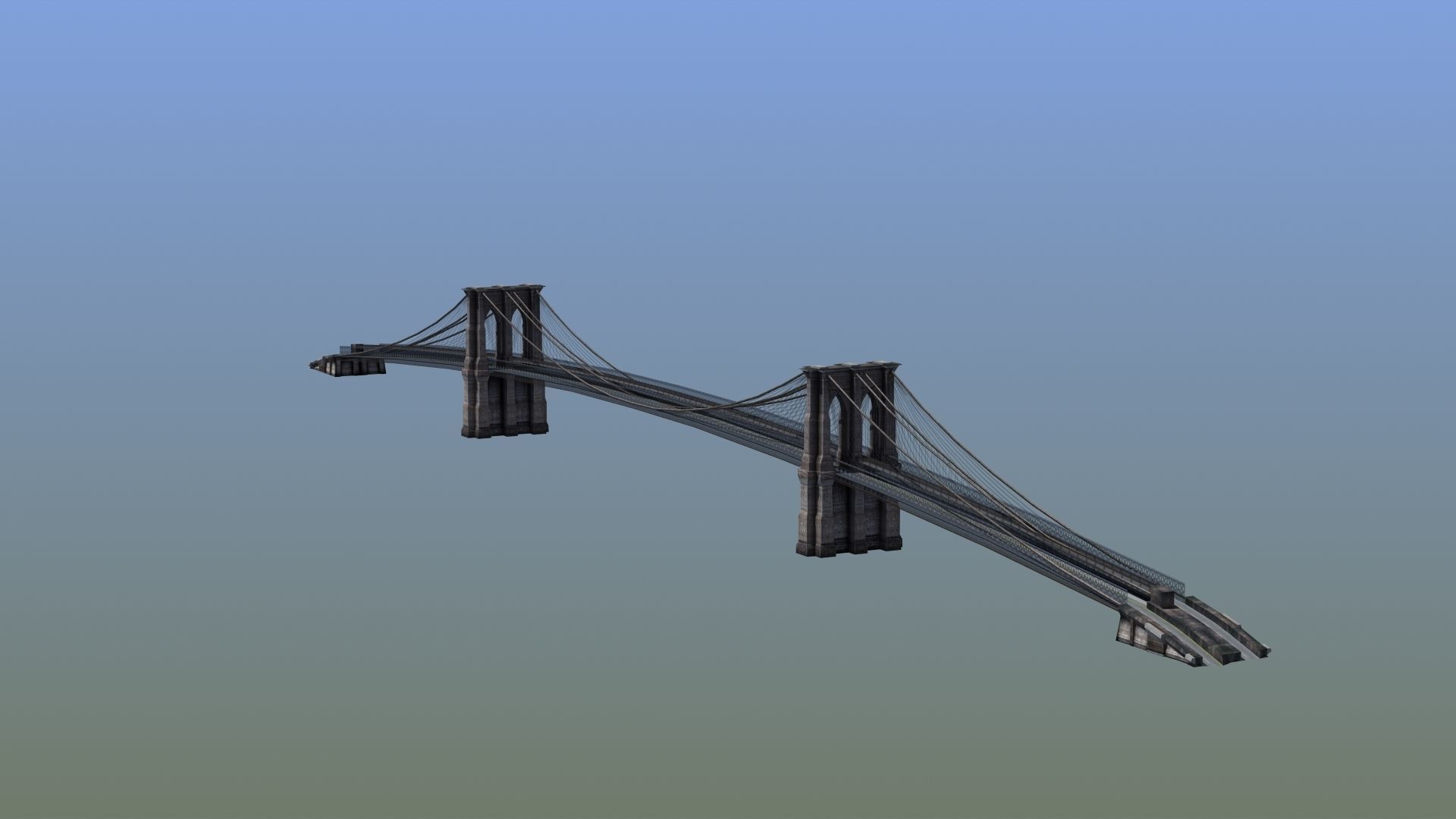 Brooklyn Bridge New York 3D model_20