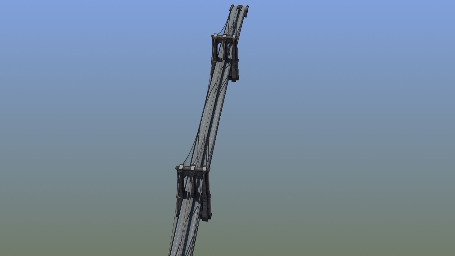 Brooklyn Bridge New York 3D model_9