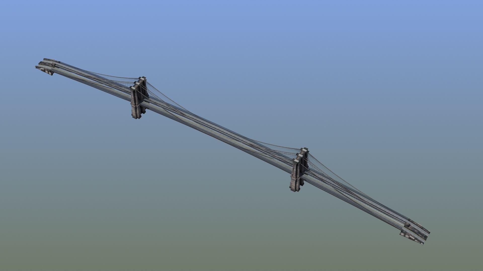 Brooklyn Bridge New York 3D model_16