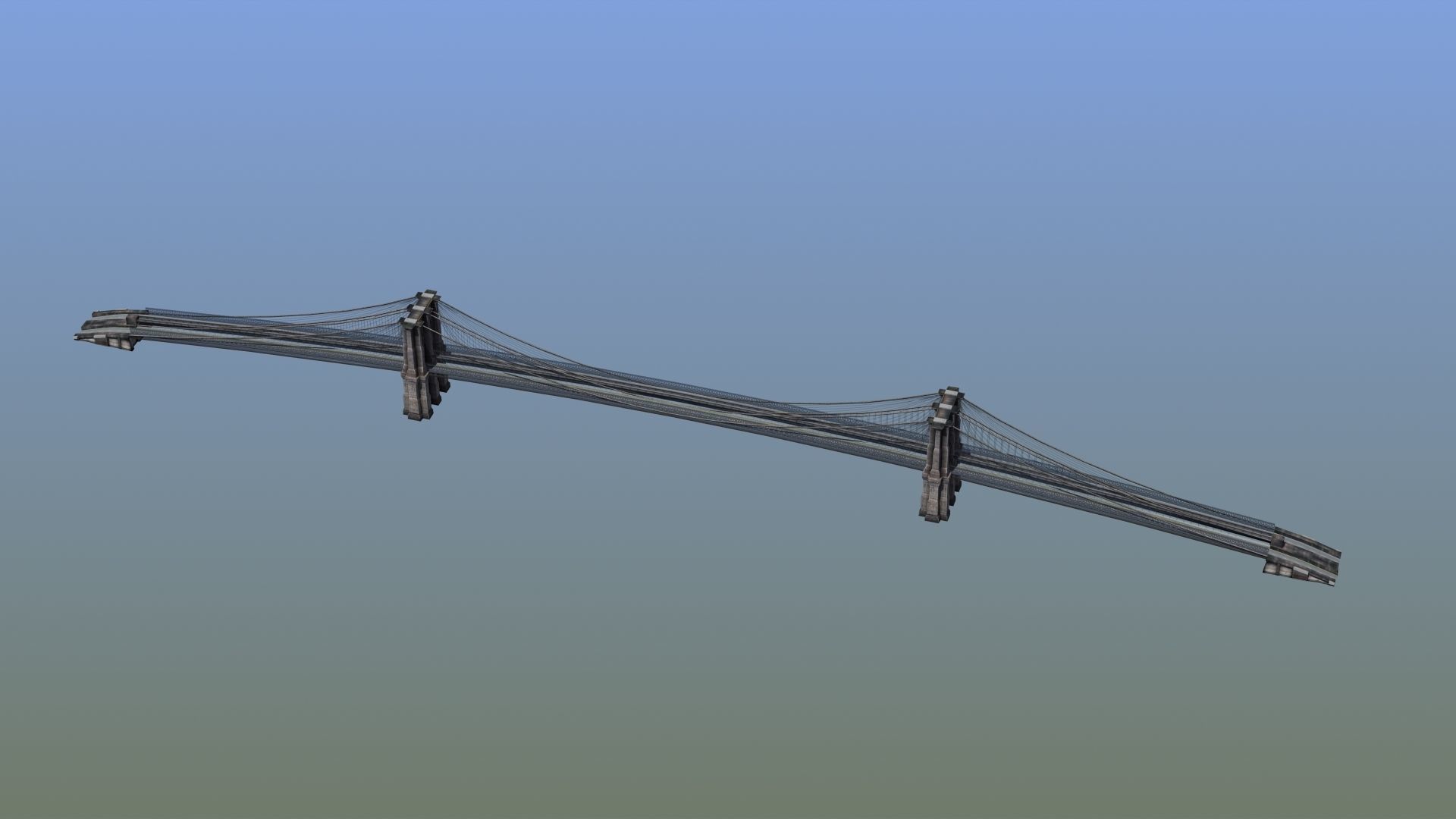 Brooklyn Bridge New York 3D model_17