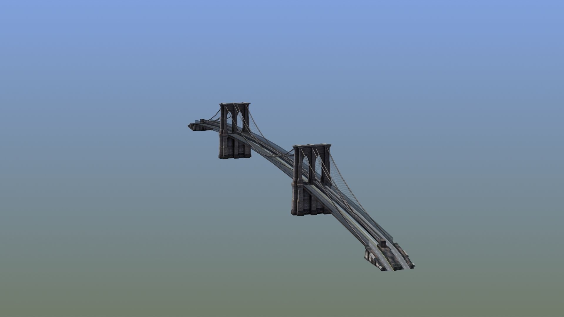 Brooklyn Bridge New York 3D model_21