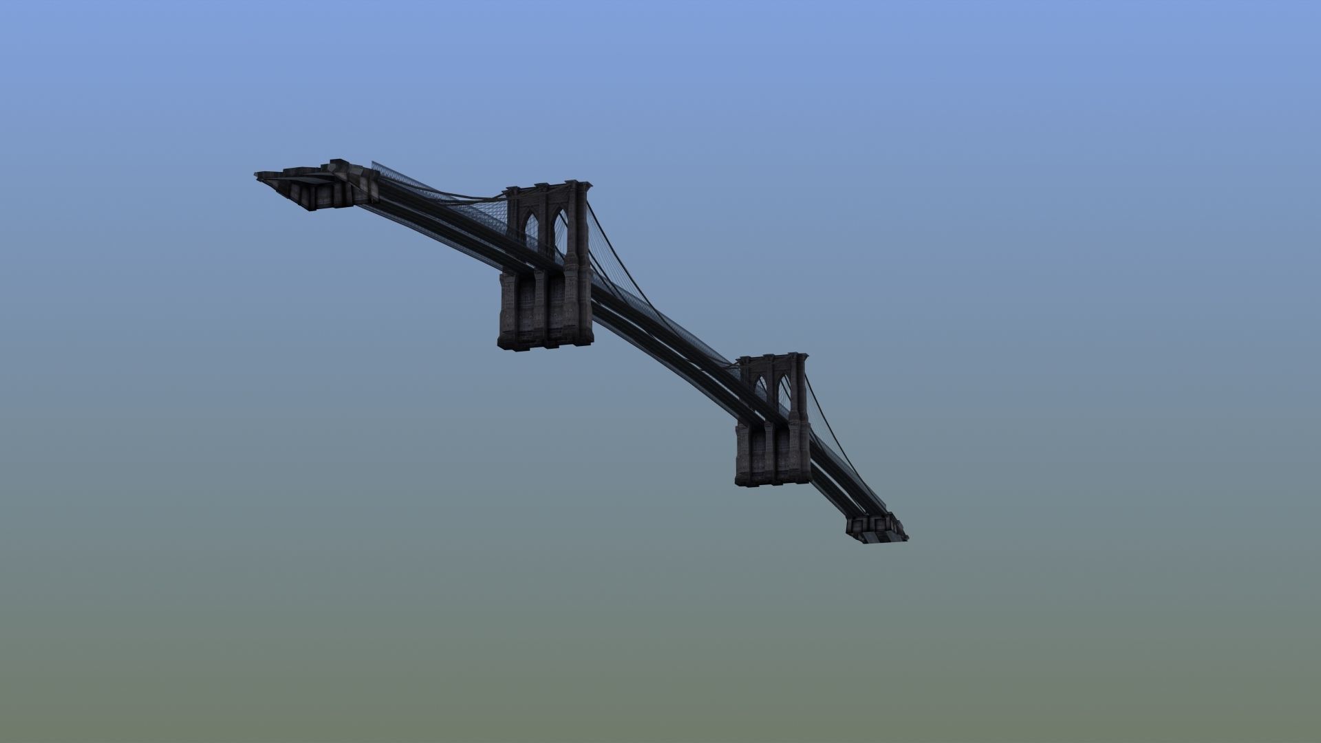 Brooklyn Bridge New York 3D model_23