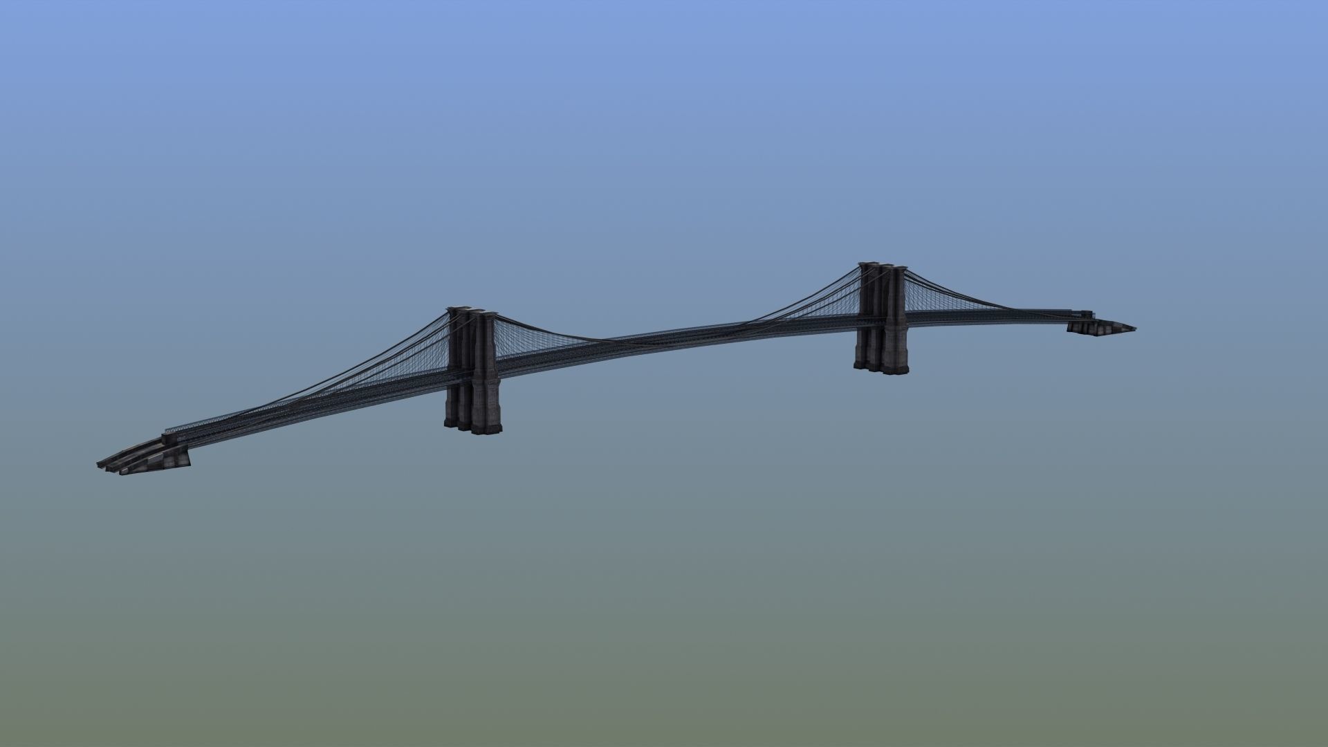 Brooklyn Bridge New York 3D model_14