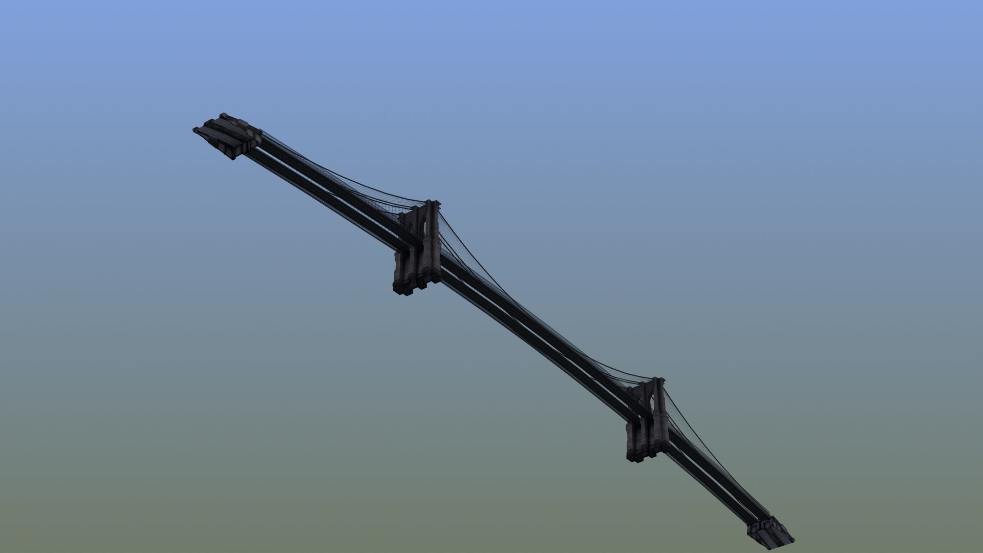 Brooklyn Bridge New York 3D model_24