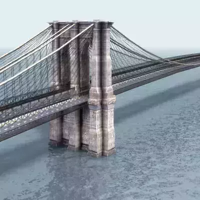 Brooklyn Bridge New York 3D model