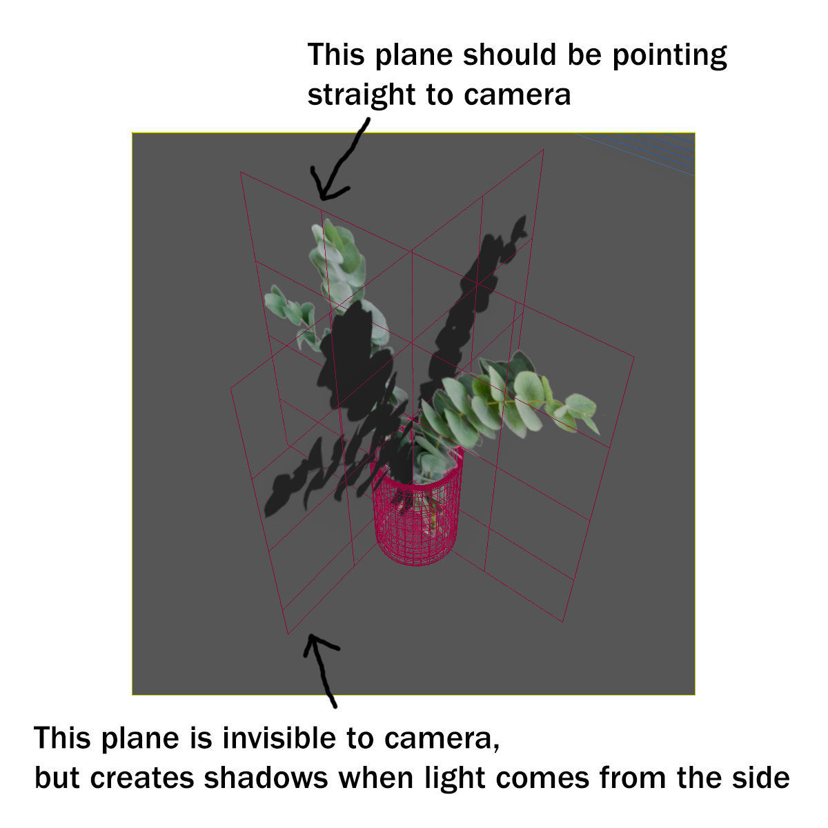 Eucalyptus in a glass vase 3D 3D model_6