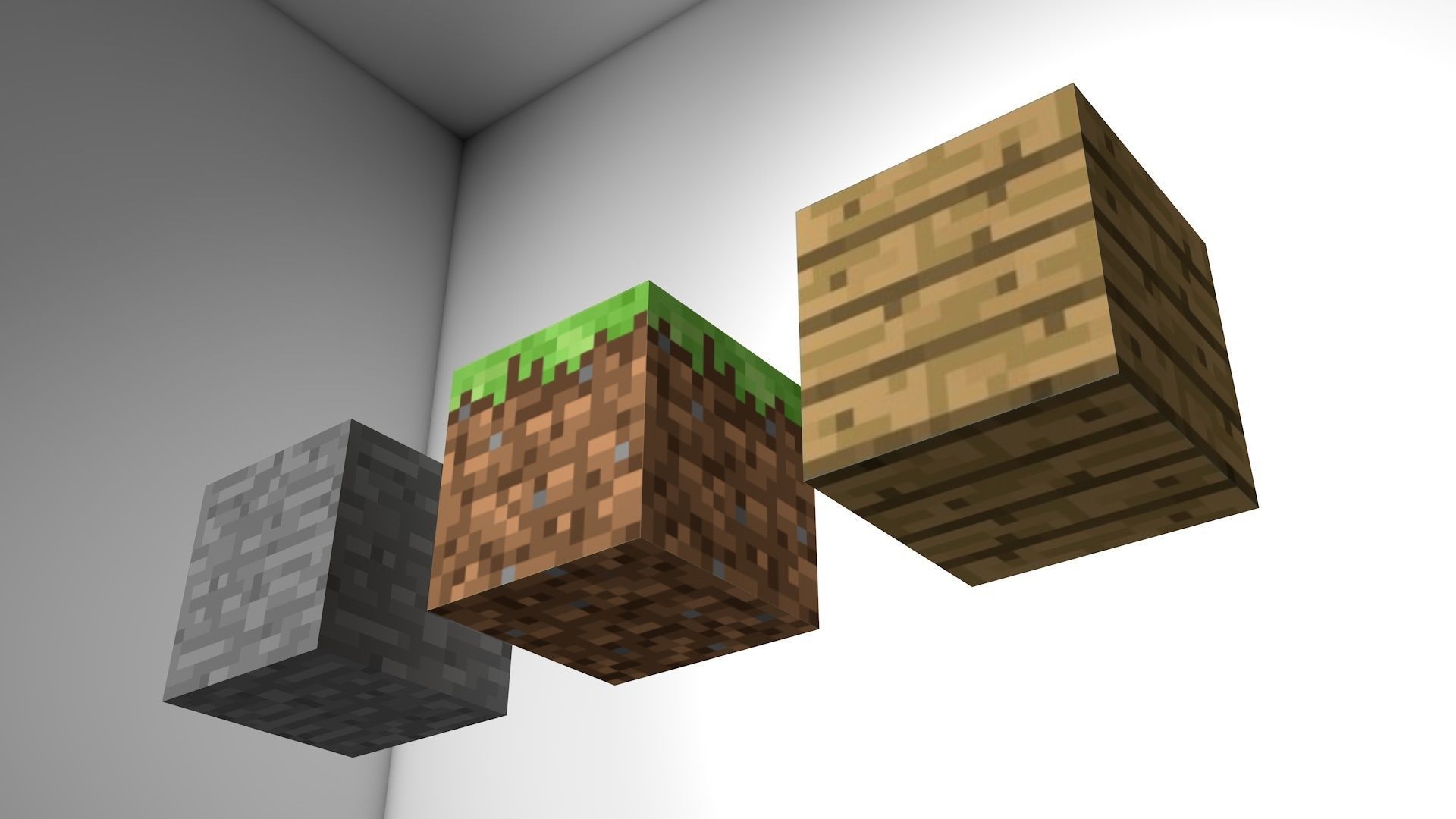 Minecraft startup pack Free low-poly 3D model_2