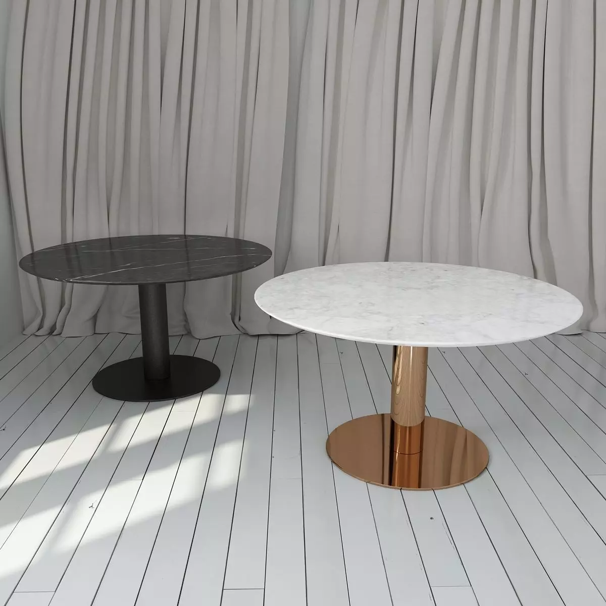 Gubi Table 2 Round Dining Table 3D model_0