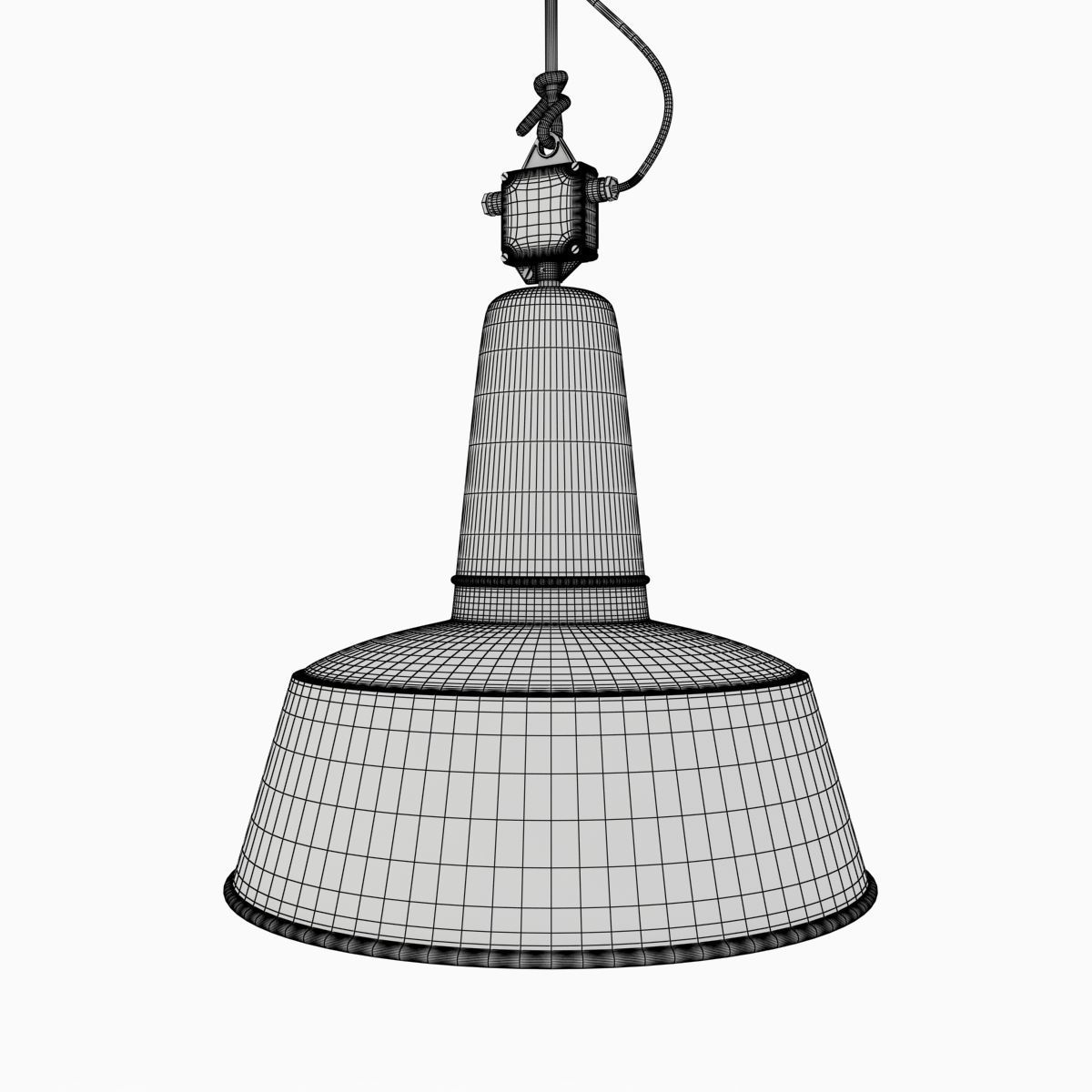 Industrial lamp Ebolicht 3D model_4