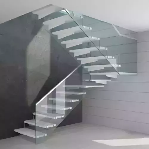 Modern glass stairs - Three different versions