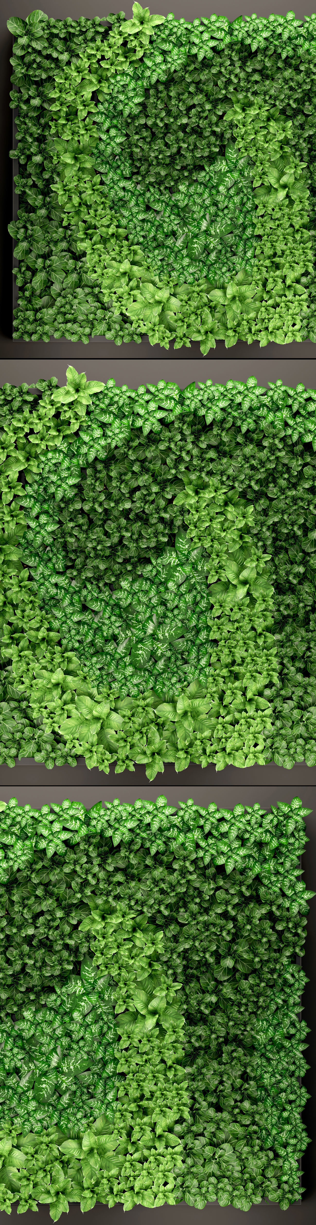 Vertical gardening 3D model_1