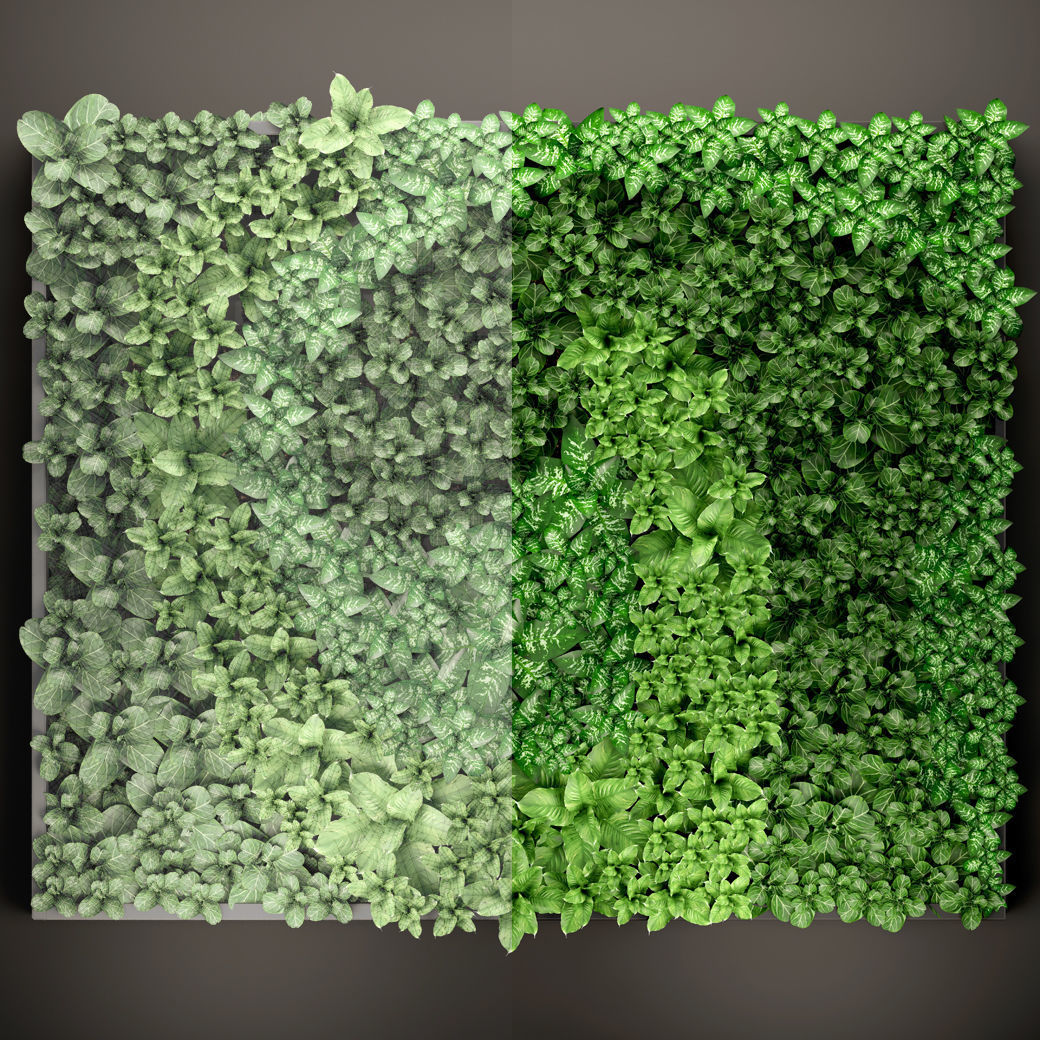 Vertical gardening 3D model_3