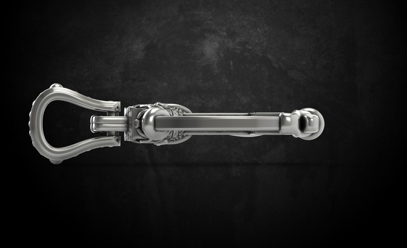 Pendant hammer with patterns there is a variant with ravens 292 3D print model_8