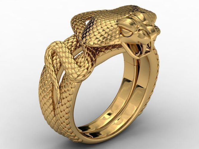 Ring cobra no gem 3D print model