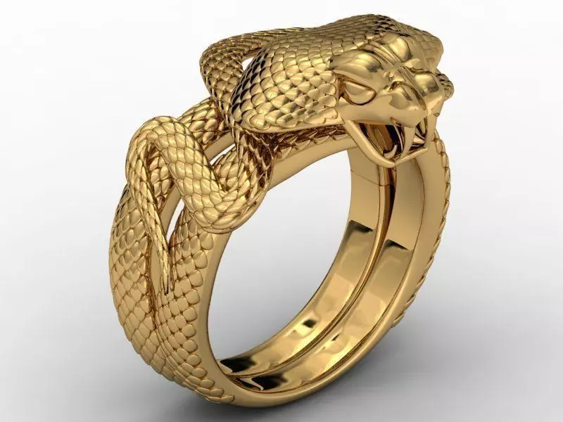 Ring cobra no gem 3D print model